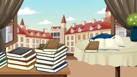 time-lapse of reading through day and night.