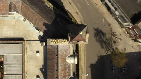 mercer medical center, johnson place, dublin, lockdown, april 2020, ireland, drone bird's eye view