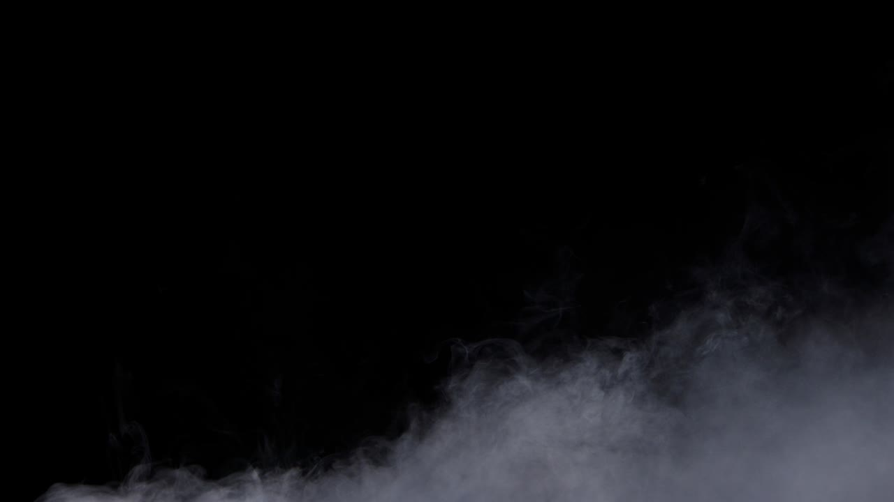Fumo di ghiaccio secco realistico, nuvole e nebbia
