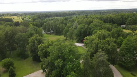 nature views from a drone