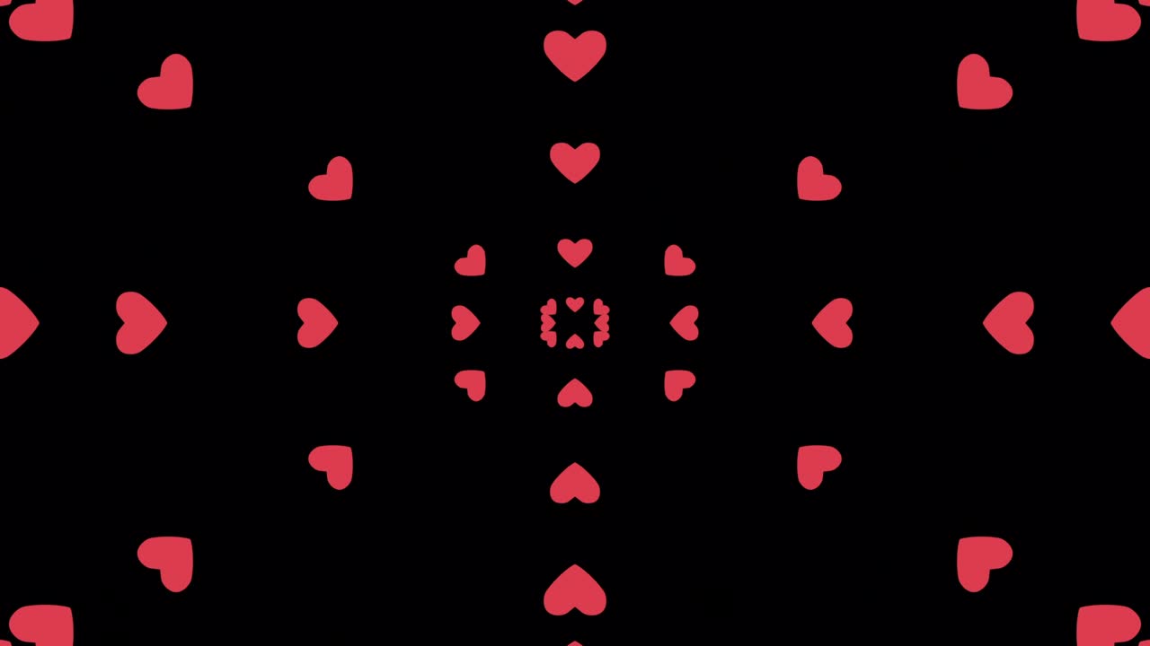 간단하고 귀여운 심장 움직임 그래픽