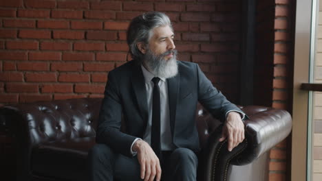 mature businessman in office setting