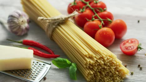 ingredientes para cocinar pasta