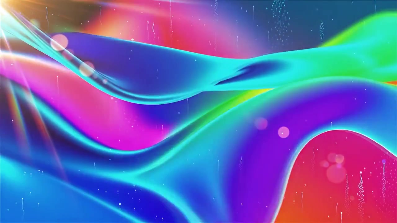 Abstract Flowing Light Waves Background