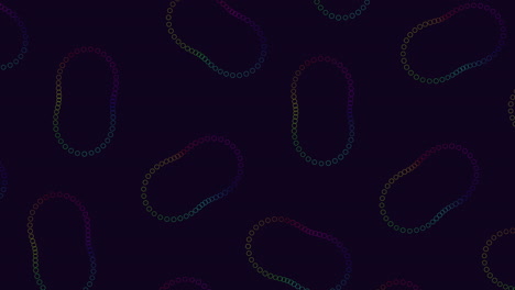 patrón geométrico abstracto de ilusión de arco iris en degradado negro