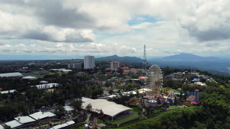 aerial shot sky ranch tagaytay