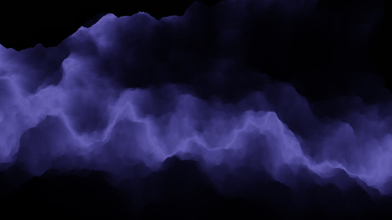 relámpago abstracto vibrante sobre un fondo negro