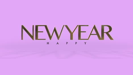 Elegance-style-Happy-New-Year-text-on-pink-gradient