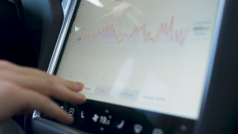 Close-up-view-of-hand-touching-a-screen