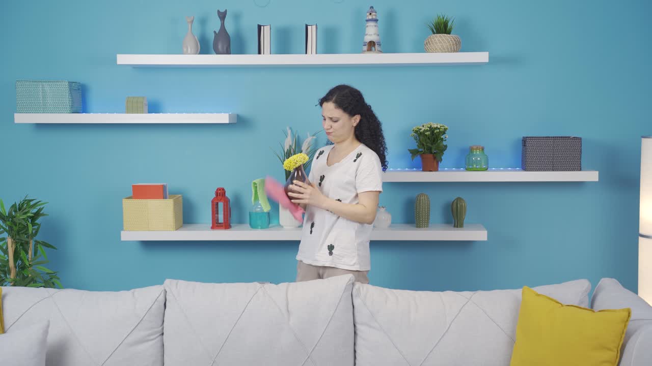 불행한 청소부.