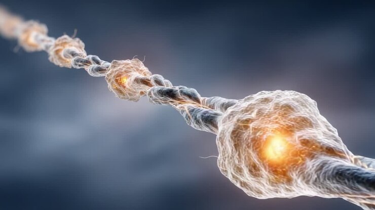 En fantastisk visualisering af neuronale forbindelser: Belysning af det dynamiske samspil mellem synapser og nervesystemets ledningsnet