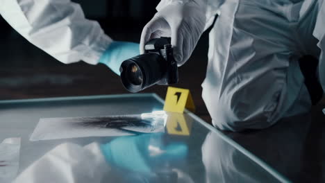 investigación de la escena del crimen