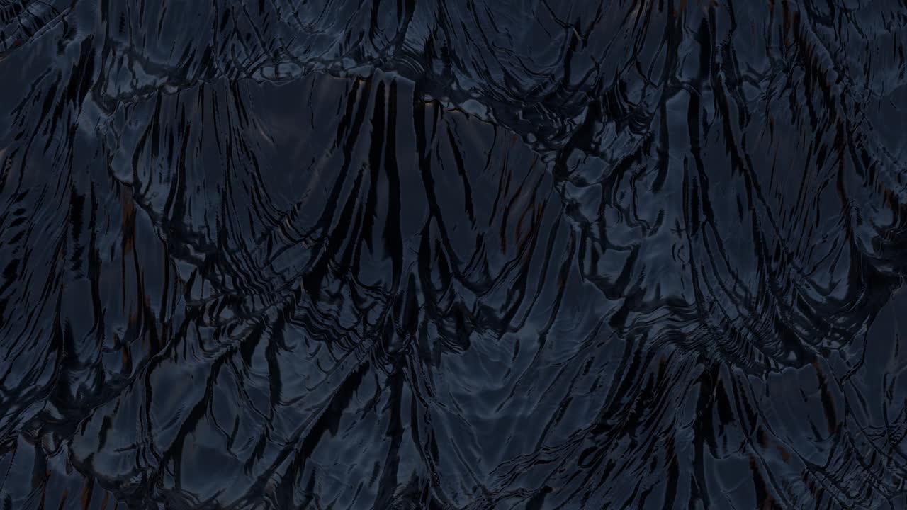 fondo abstracto negro. superficie desplazada detallada. superficie abstracta del planeta. textura de ruido. bucle de animación de renderización 3d. 4k uhd