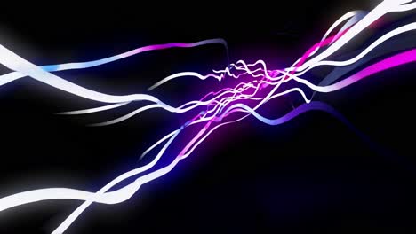 abstract glowing lines