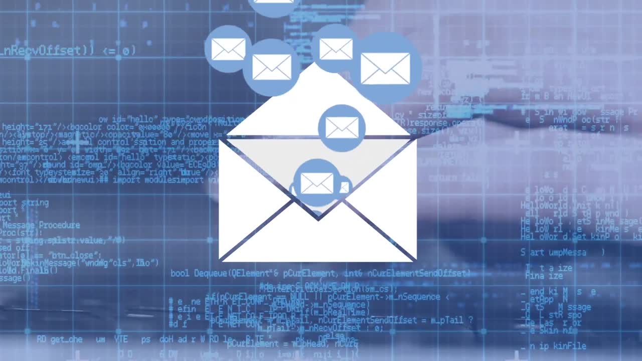 escribiendo correos electrónicos