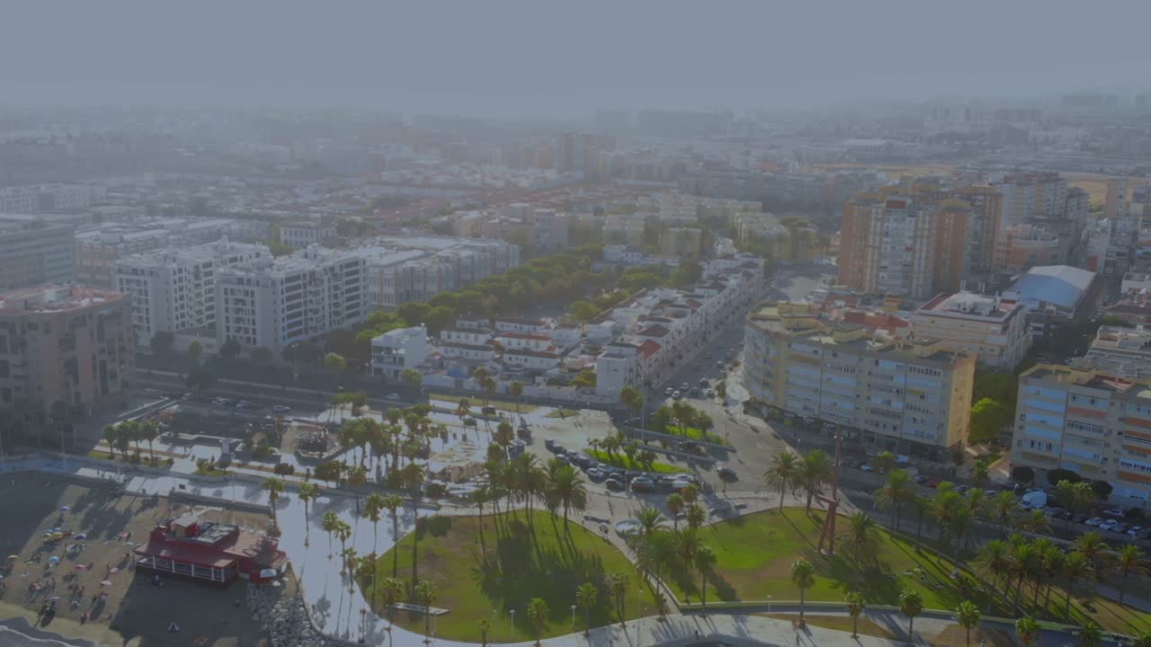 스페인 말라가에서 촬영된 드론