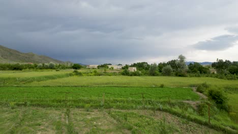 los ricos tonos de las tierras de cultivo