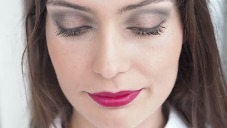 Woman-with-makeup-in-studio