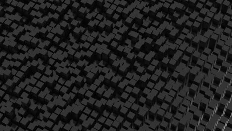 fondo cúbico en bucle abstracto metálico de 4k