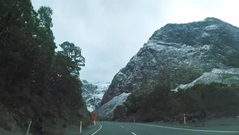 En-Un-Viaje-Por-Carretera-En-La-Isla-Sur-De-Nueva-Zelanda