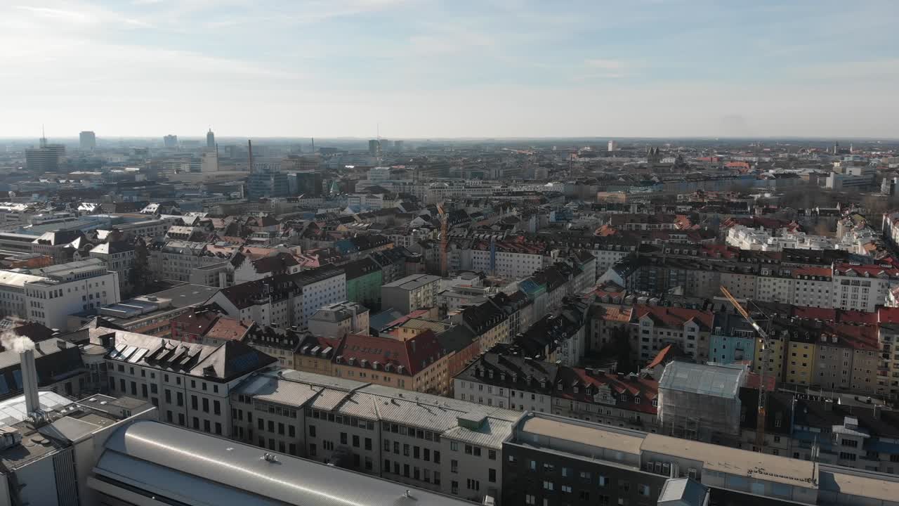 münchen stat descripción general de la ciudad de munich turismo desde una vista de drone