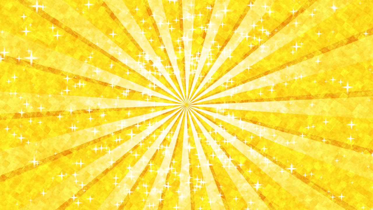 빛나는 노란색 선은 반이는 별과 함께 텍스처 된 배경의 중앙을 중심으로 회전합니다.