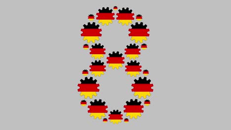 german number eight