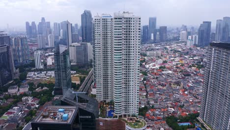 skyscraper of denpasar residence in kuningan, karet kuningan, kecamatan setiabudi, south jakarta, indonesia