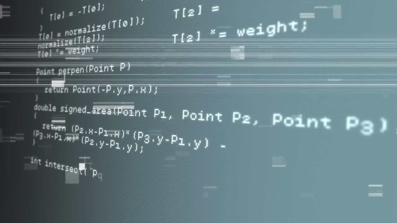 Data processing on grey background