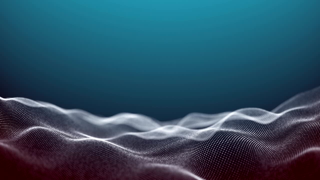 Popular abstract motion background Digital waving surface. Seamless loop. 3d animated 4K