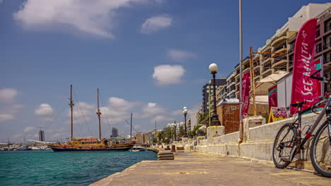 Paseo-Marítimo-De-La-Valeta-En-Malta