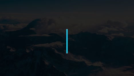 unique design and modern typography on a mountain landscape