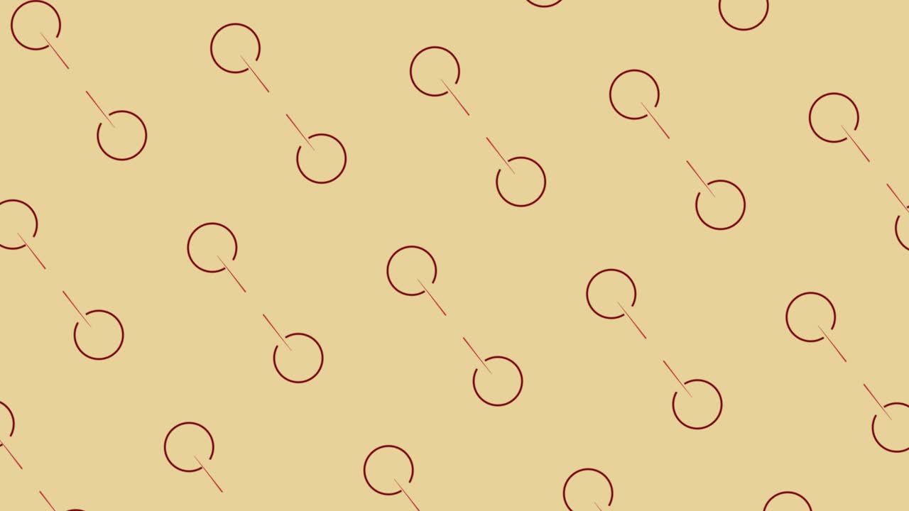 A pale brown background full of red circles, After effect