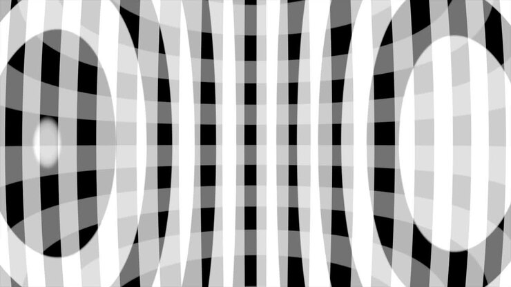 Abstract Black and White Geometric Pattern