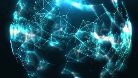 tecnología abstracta plexo de fondo geométrico