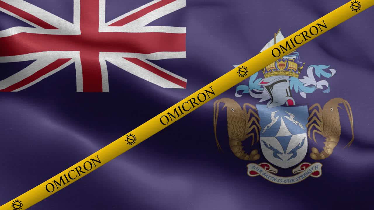 오미크론 변종과 트린다다 쿠나 발에 대한 금지 줄무 - 트린다드 쿠나의 발