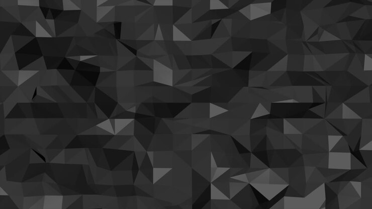 Motion dark black low poly abstract background 5