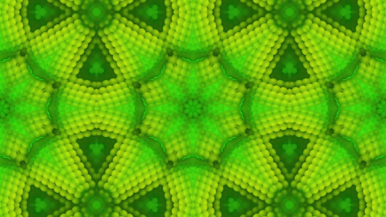 3d en bucle abstracto ornamentado fondo decorativo. hipnótico caleidoscopio de moda.