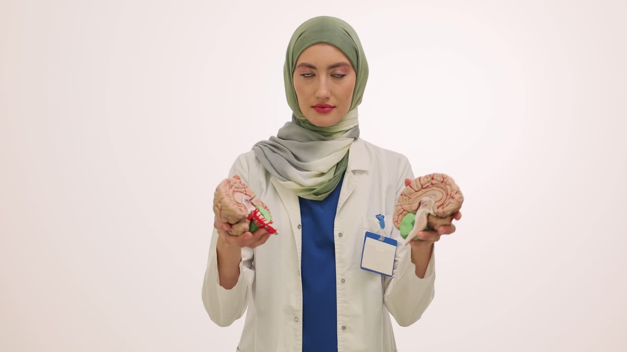 Doctor with Brain Model