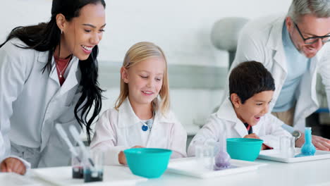chemistry, learning and teachers doing experiment