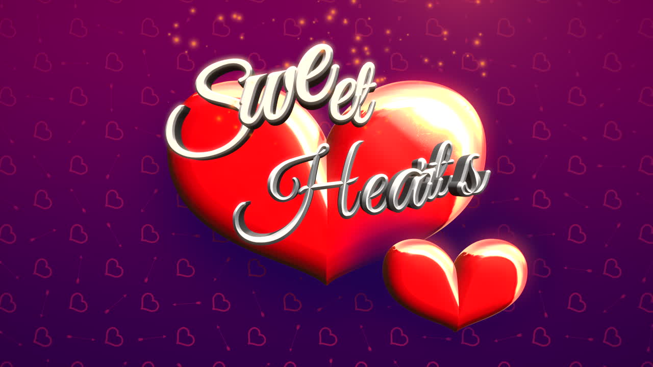 Testo Cuori Dolci e cuore romantico in movimento per San Valentino 4