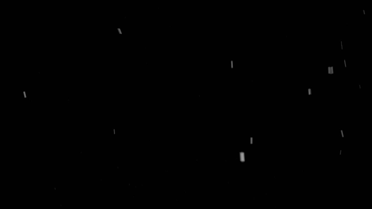 Snow Loop Video with Alpha Channel Best for VFX Videos