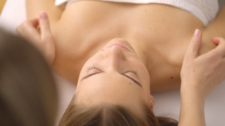 Relaxing spa massage for wellness and beauty