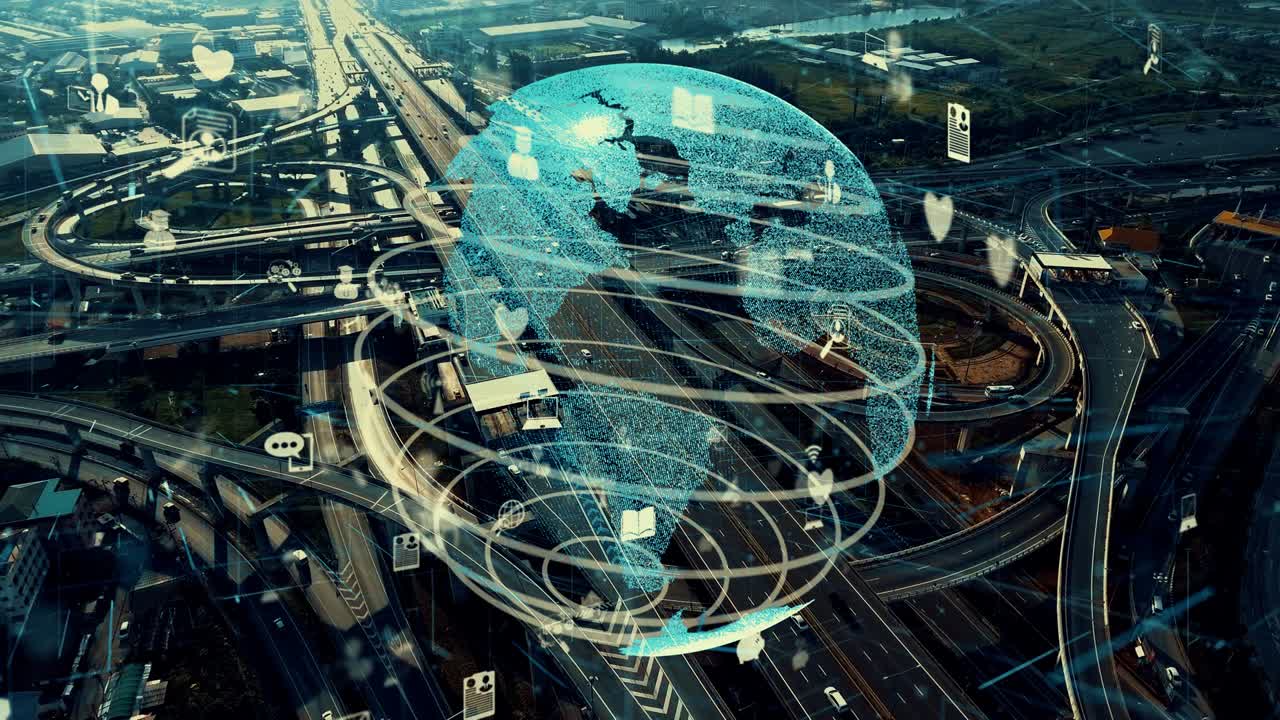 Global connection and internet network modernization in smart city