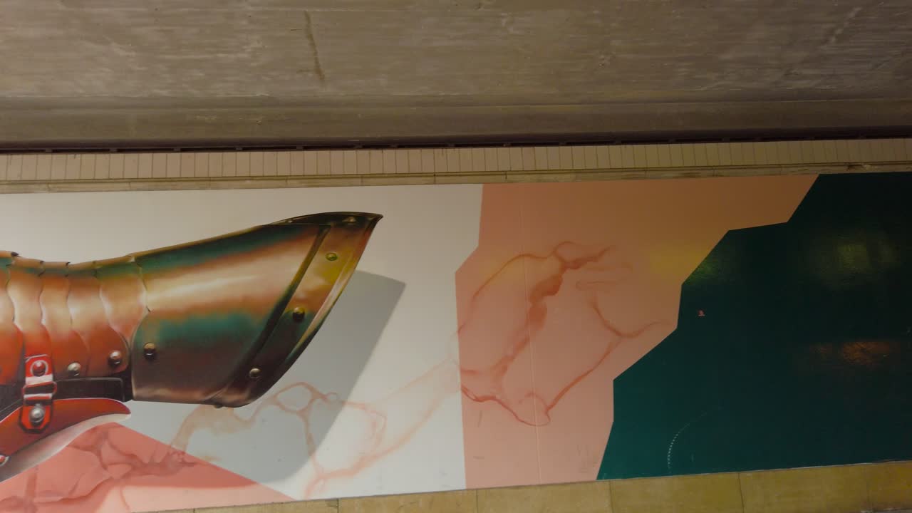 artes callejeras en la pared en eindhoven, países bajos