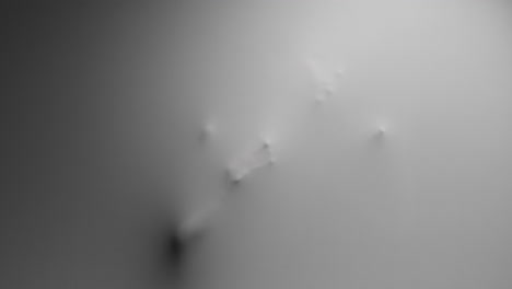 a creepy silhouette of a woman appears from the white surface