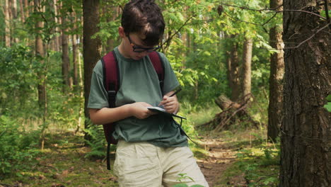 kid writing on notebook