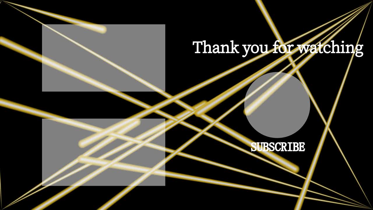 레이저 스테이지 세트  엔드 카드 엔딩 스크린 모션 그래픽