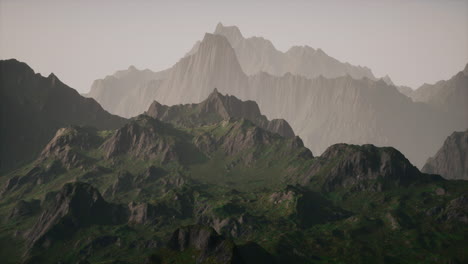 rocky mountain scenery of dolomites alps