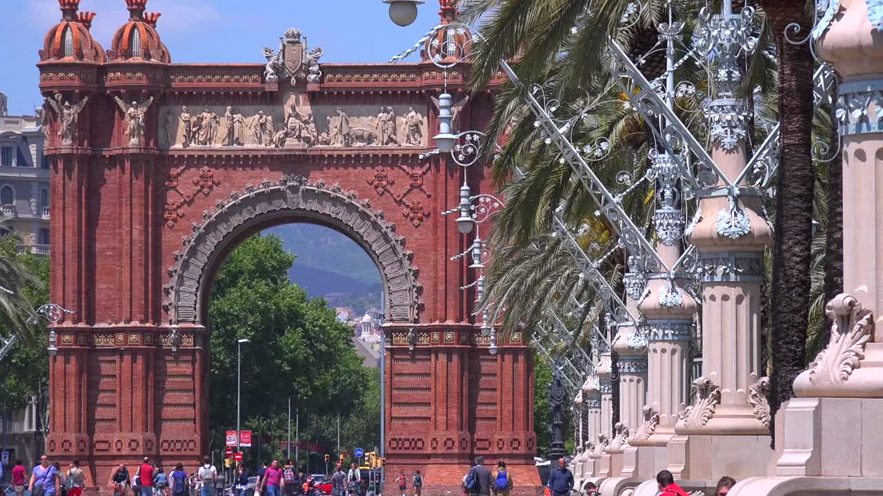 스페인 바르셀로나의 개선문 1